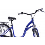 Mestský bicykel 28 Fuzlu Nevada S-3 Modrá
